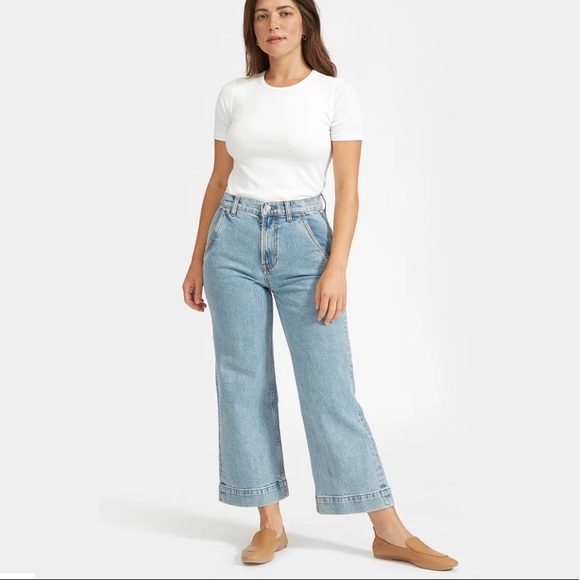 Everlane Pants - Everlane Wide Leg Jean NWOT